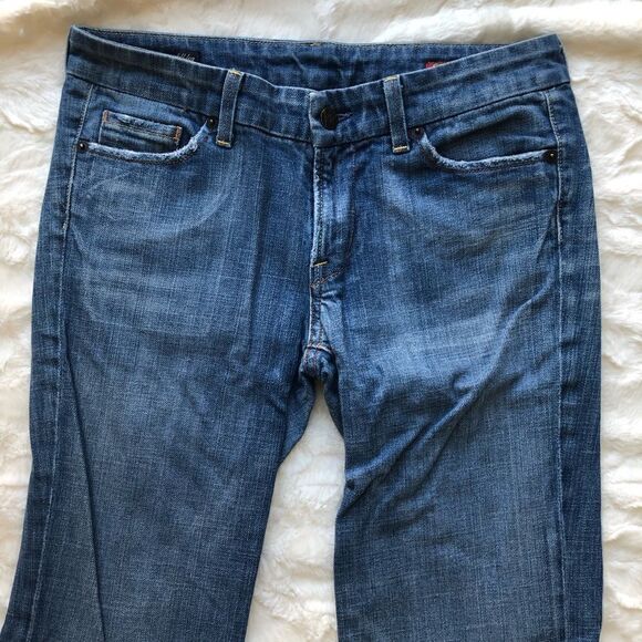 Citizens Of Humanity Faye Wide Leg Mid Rise Denim Jeans - Women’s 28 - Picture 3 of 11